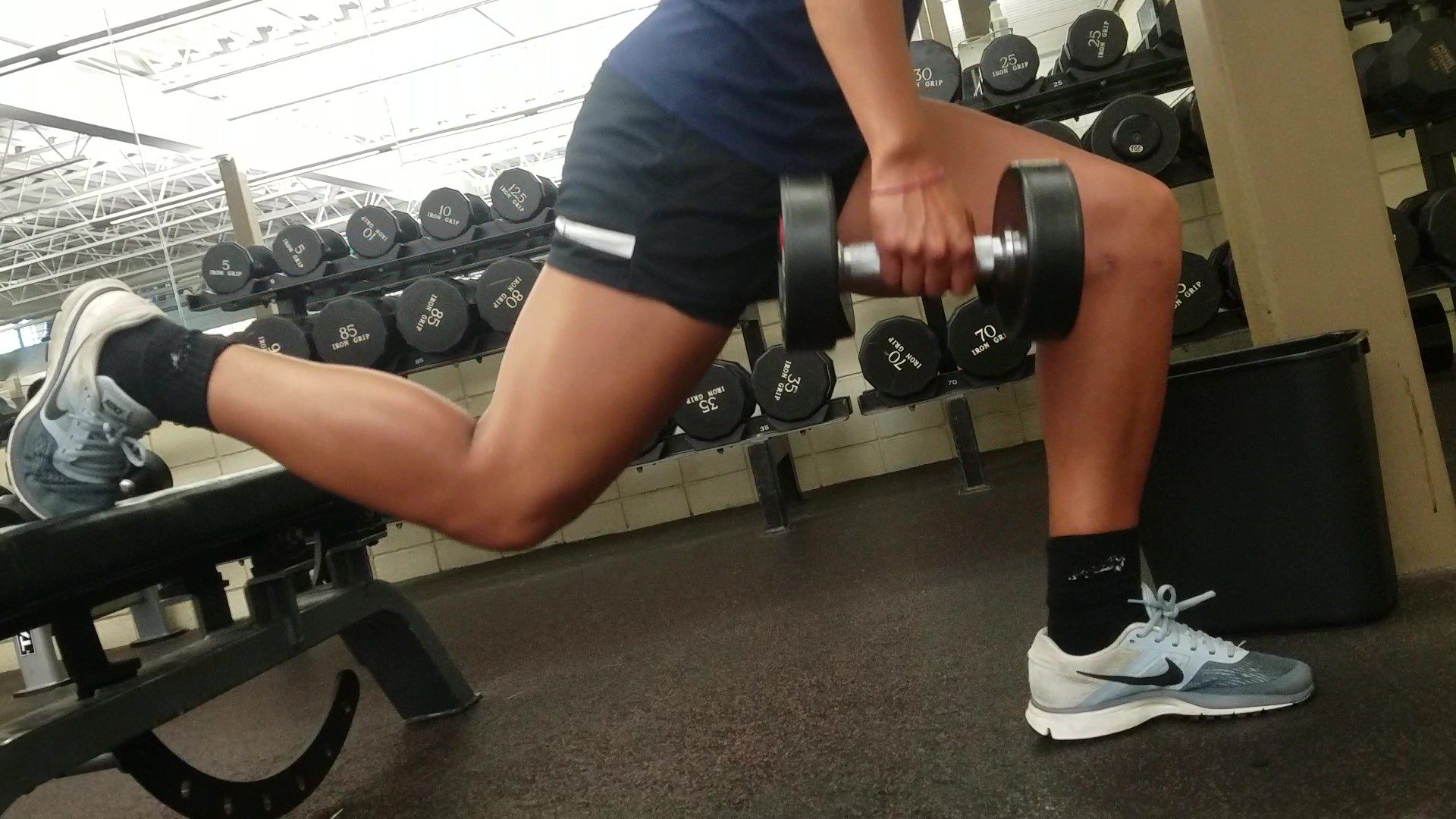 rear-elevated split squat